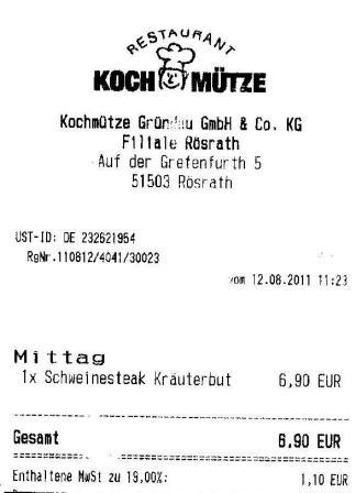 iaic Höffner Kochmütze Restaurant